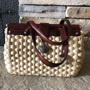 Brighton straw purse